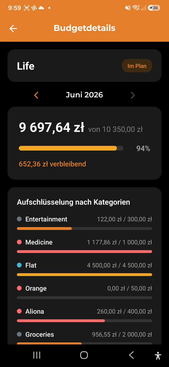 Budgets und Ziele - AI Budget Assistant