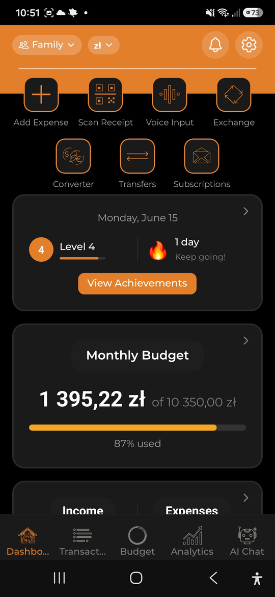 Спільний бюджет - AI Budget Assistant